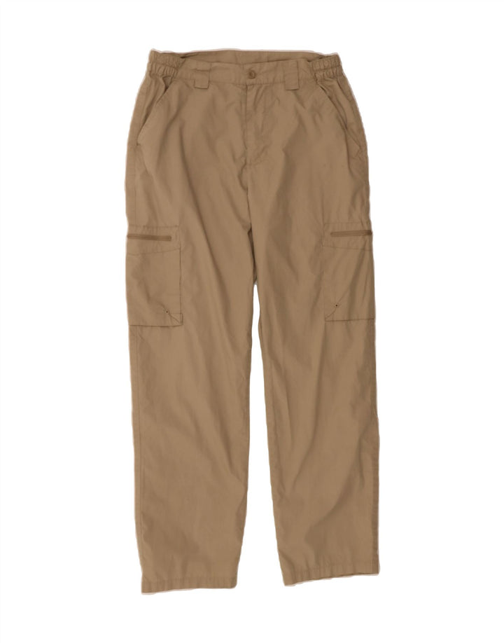 MOUNTAIN WAREHOUSE Womens Straight Cargo Trousers W30 L28  Brown Polyester Vintage Mountain Warehouse and Second-Hand Mountain Warehouse from Messina Hembry 