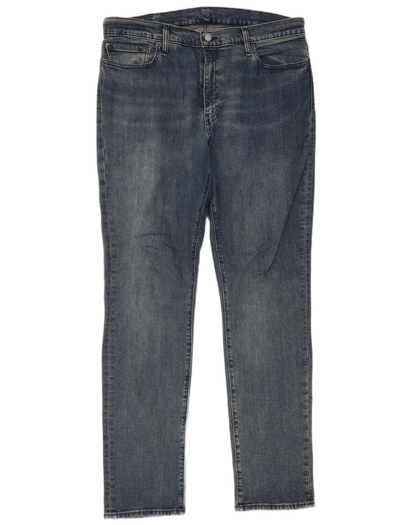 Levi's Mens 511 Slim Jeans W38 L34 Blue Cotton