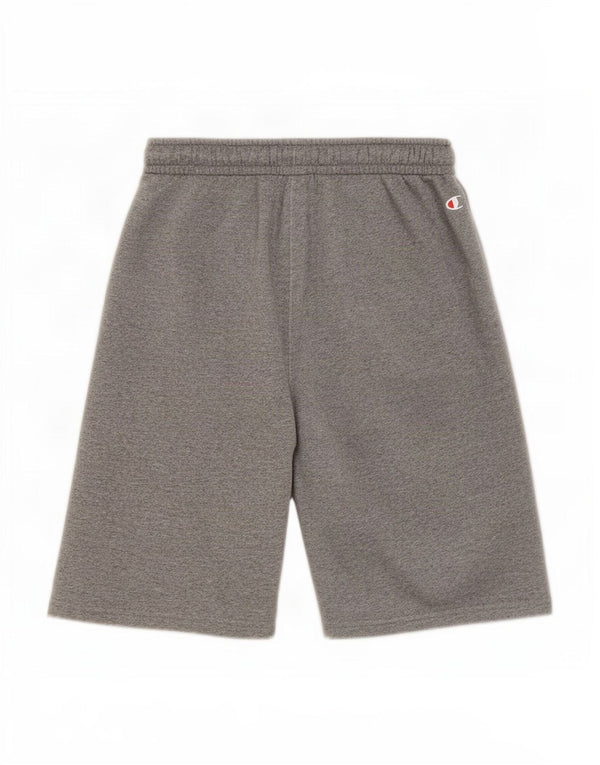 Champion Boys Graphic Sport Shorts 13-14 Years XL Grey Flecked Cotton