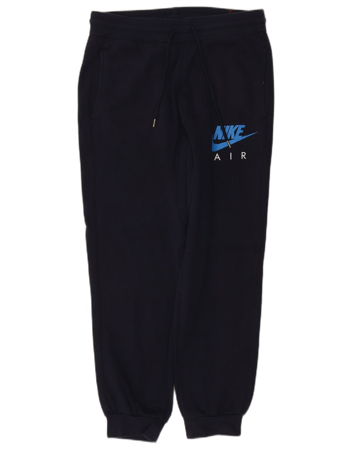 NIKE Mens Air Graphic Tracksuit Trousers Joggers Medium  Navy Blue Cotton