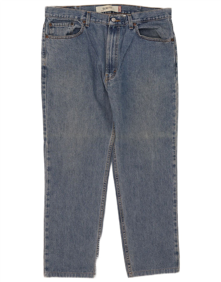 Levi's Mens 512 Slim Jeans W38 L27 Blue Cotton