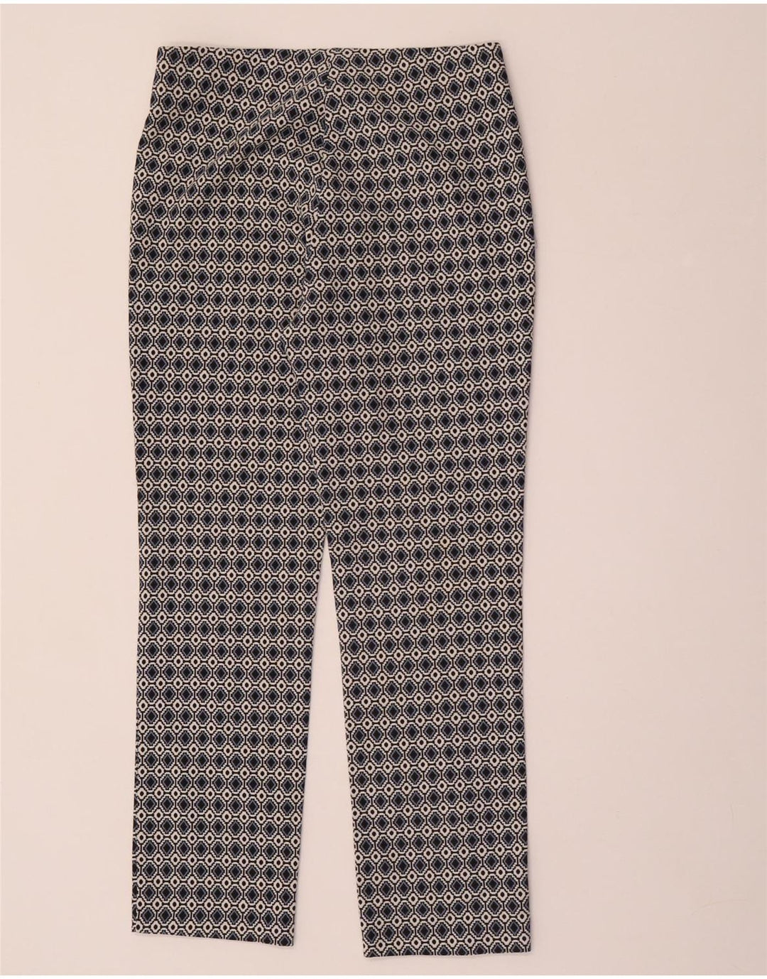 ZARA Womens Casual Trousers Medium W28 L28 Multicoloured Geometric