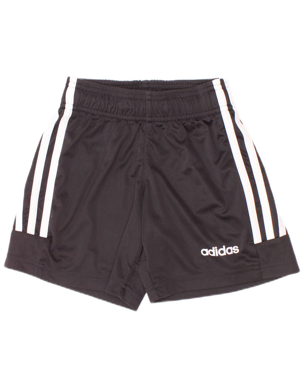 Adidas Boys Sport Shorts 5-6 Years Black Polyester