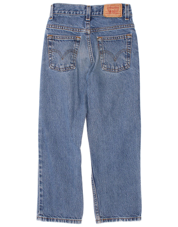 Levi's Boys 550 Relaxed Fit Straight Jeans 6-7 Years W22 L21 Blue Cotton