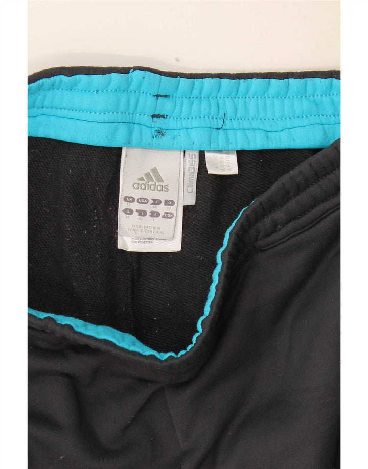 Adidas Womens Tracksuit Trousers UK 12 Medium Grey Polyester