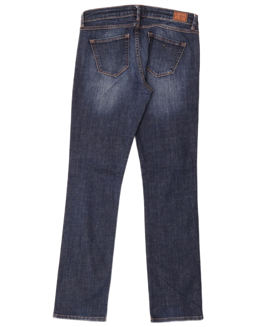 Guess Womens Starlet Straight Jeans W30 L32 Blue Cotton