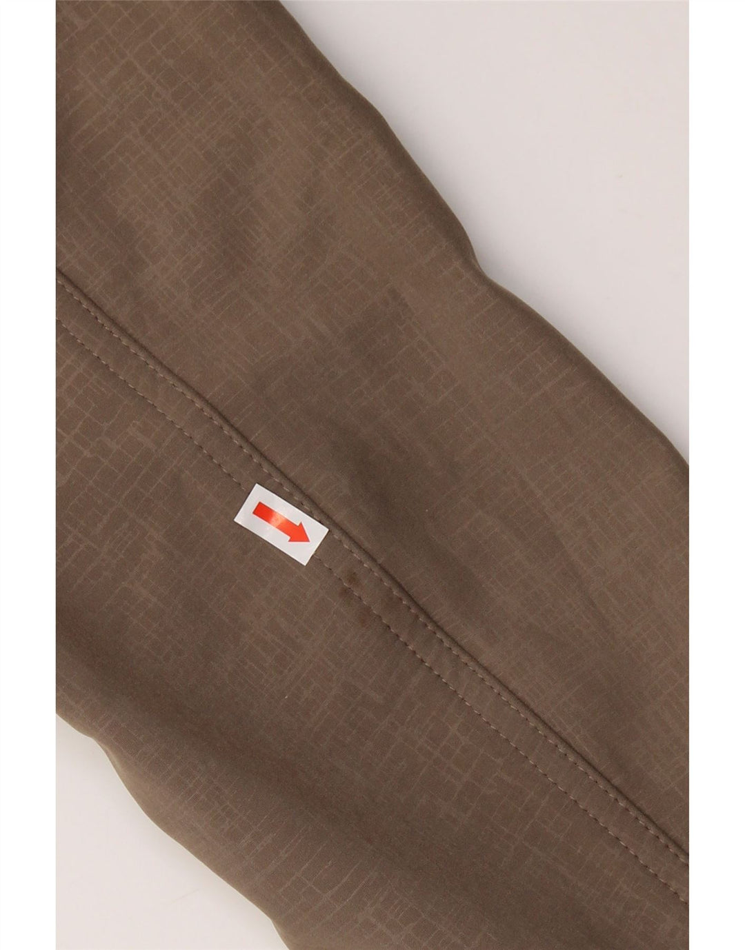 EDDIE BAUER Womens Hooded Windbreaker Coat UK 16 Large Beige Polyester