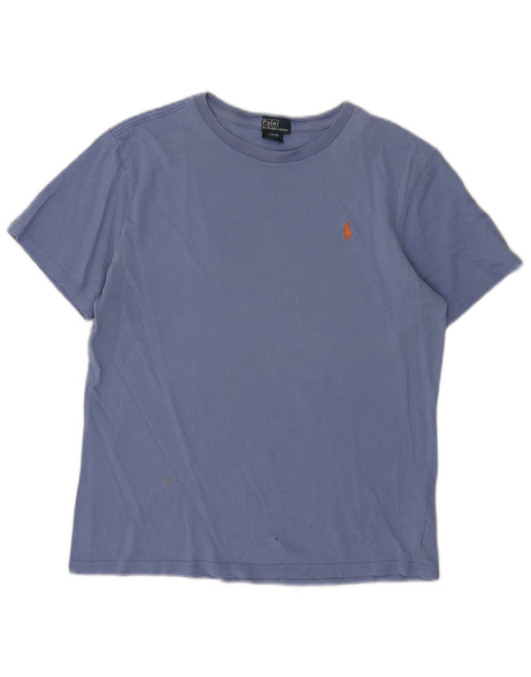 Polo Ralph Lauren Girls T-Shirt Top 14-15 Years Large Blue Cotton