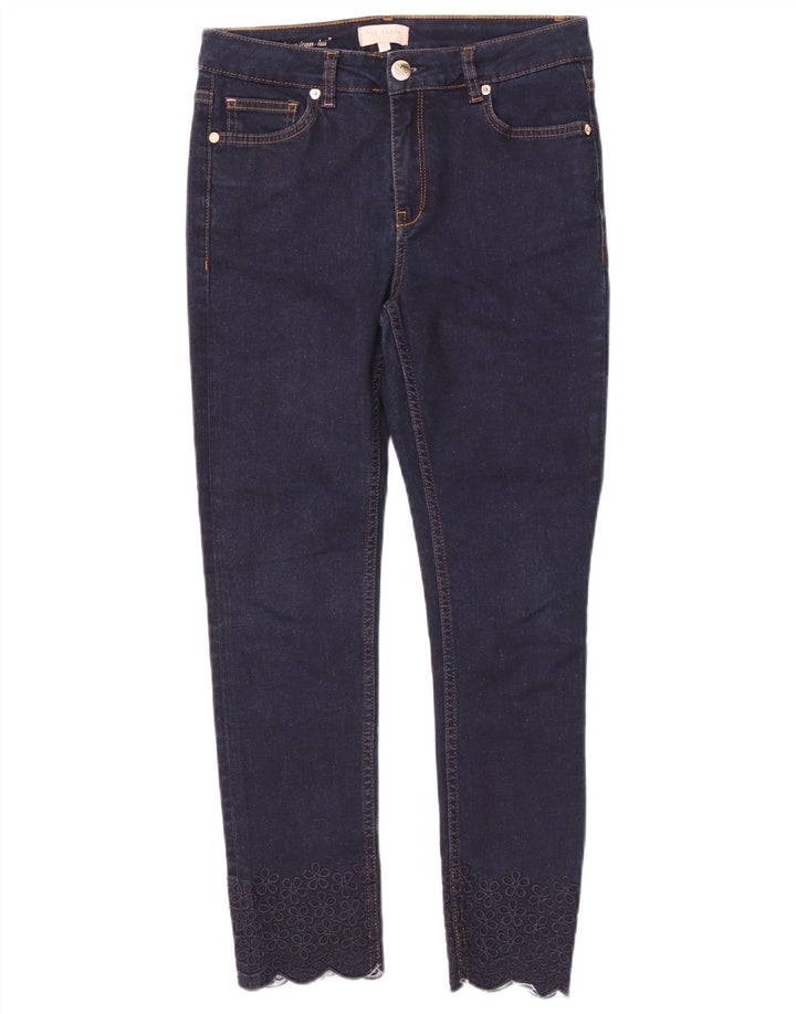 Ted Baker Womens Slim Jeans W28 L26 Navy Blue Floral