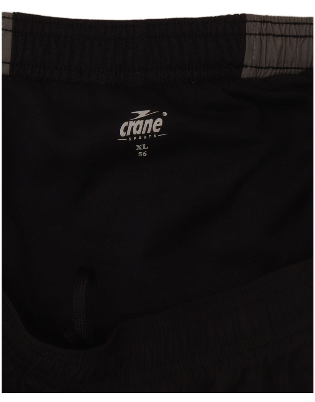 Crane Mens Sport Shorts XL Black Colourblock