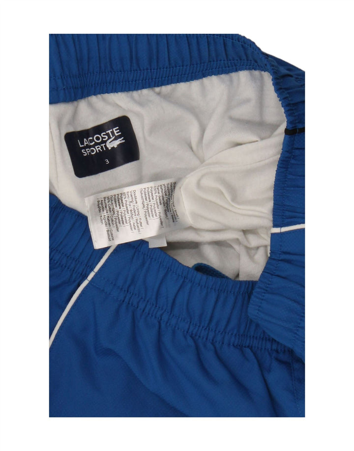 Lacoste Mens Sport Shorts Size 3 Small  Blue Polyester
