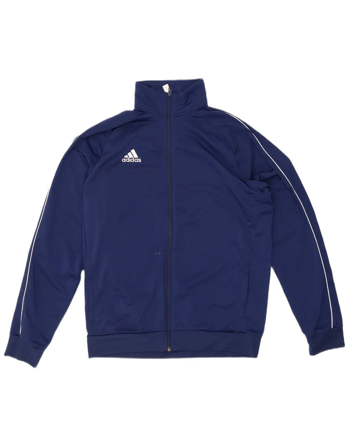 ADIDAS Mens Tracksuit Top Jacket Large Navy Blue