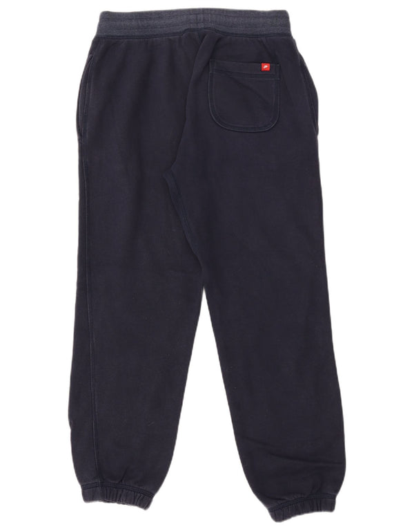 Nike Mens Tracksuit Trousers Joggers Medium Navy Blue Cotton