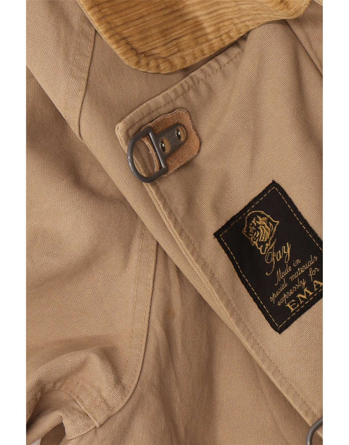 Fay Womens Ema Duffle Overcoat UK 20 2XL Beige