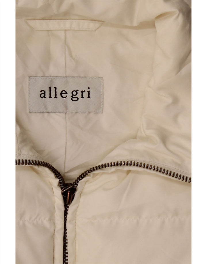 Allegri Womens Padded Gilet UK 14 Medium White
