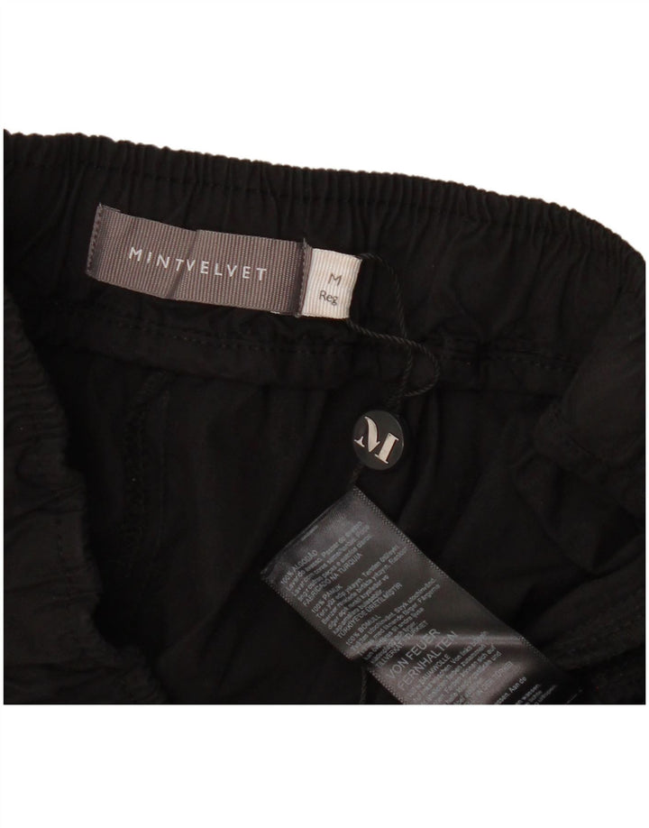 MINT VELVET Womens Tracksuit Trousers UK 14 Medium  Black Cotton