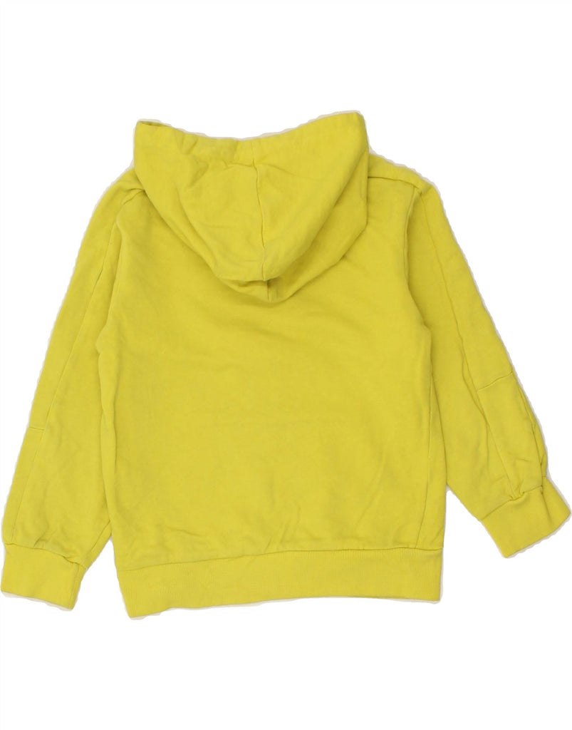 EVERLAST Boys Graphic Hoodie Jumper 7-8 Years Yellow Cotton Vintage Everlast and Second-Hand Everlast from Messina Hembry 