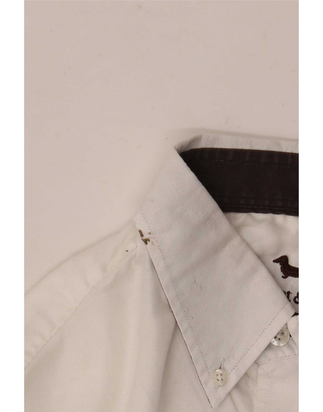 Harmont & Blaine Mens Regular Fit Shirt Large White Cotton