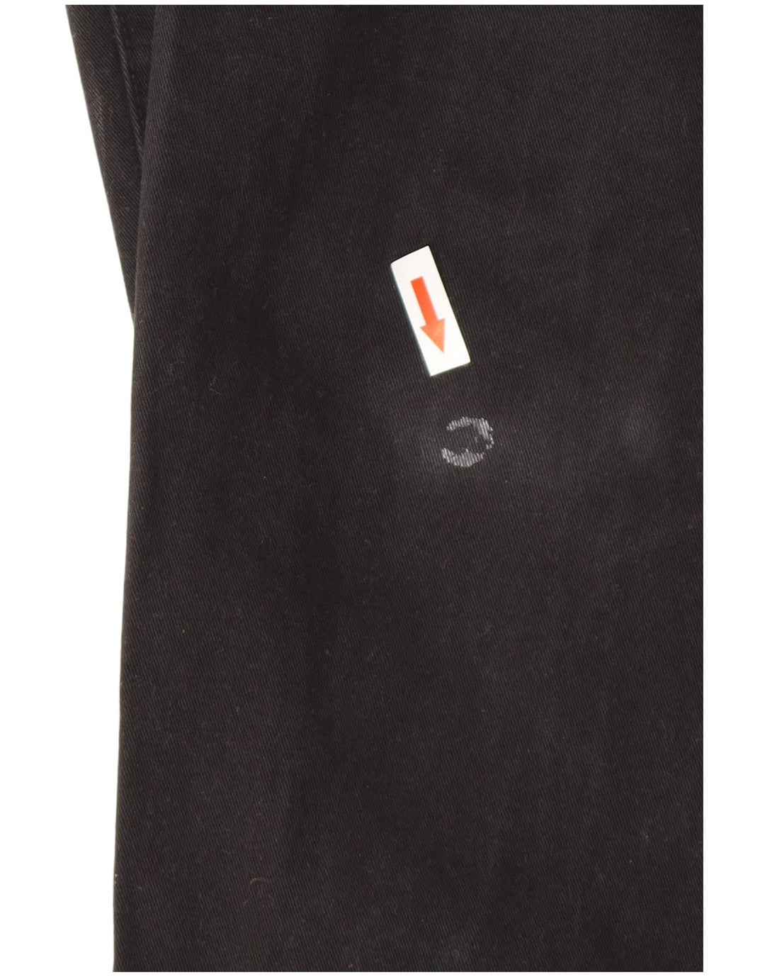 MARKS & SPENCER Mens Blue Harbour Tapered Chino Trousers W36 L33 Black