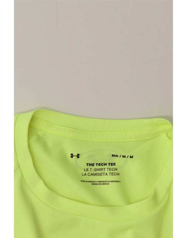 Under Armour Mens T-Shirt Top Medium Green