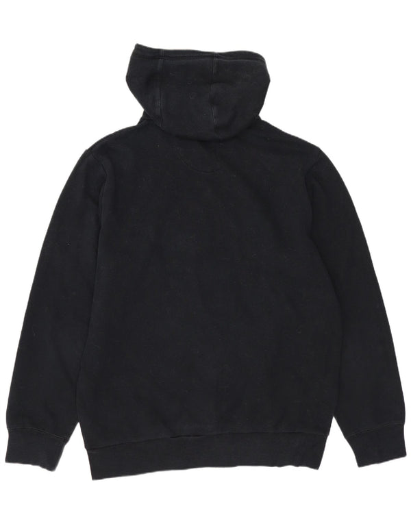ADIDAS Mens Graphic Hoodie Jumper Medium Black Cotton