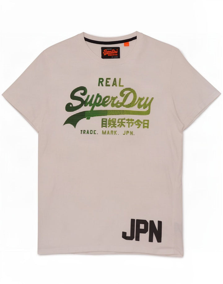 Superdry Mens Graphic T-Shirt Top XL White