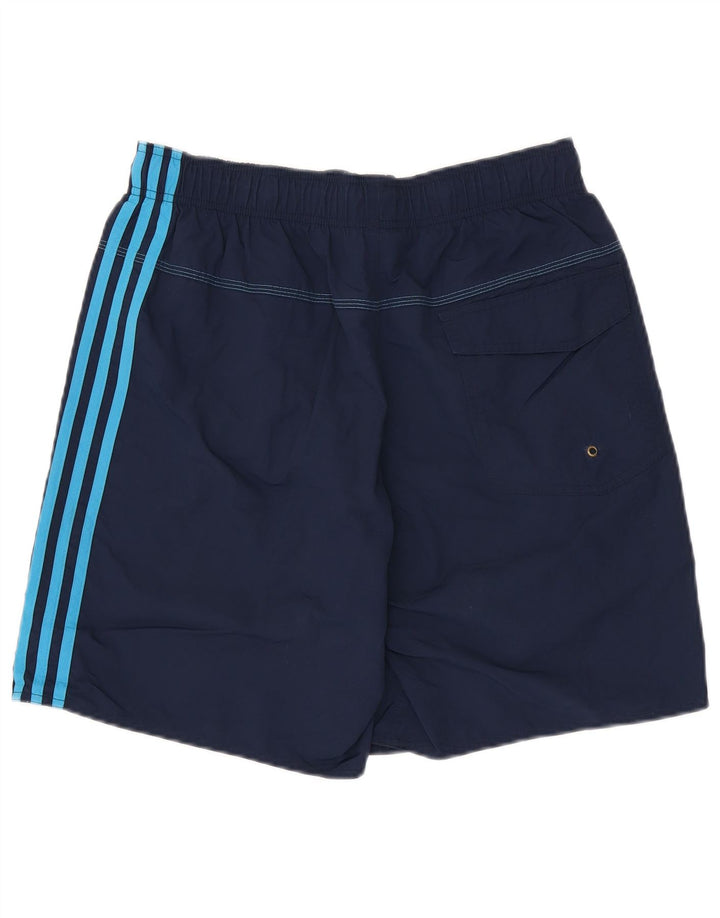 ADIDAS Mens Swimming Shorts Medium  Navy Blue Polyester