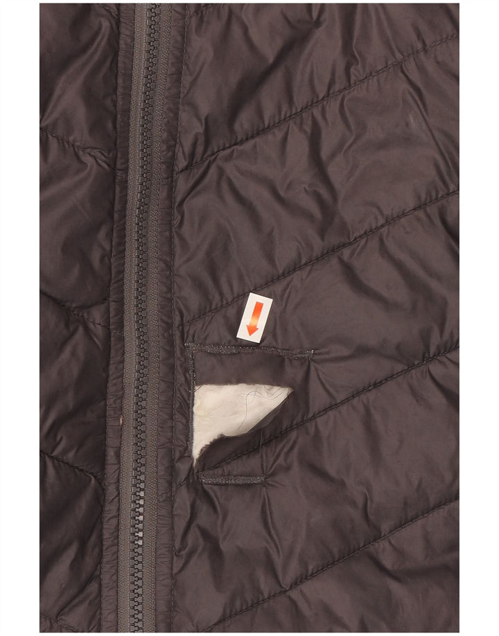 FAT FACE Womens Padded Jacket UK 18 XL  Grey Nylon