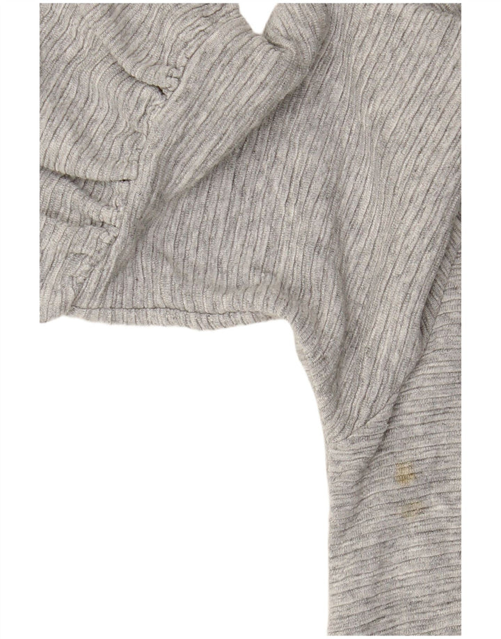 FRENCH CONNECTION Womens 3/4 Sleeve Jumper Dress UK 10 Small Grey Viscose