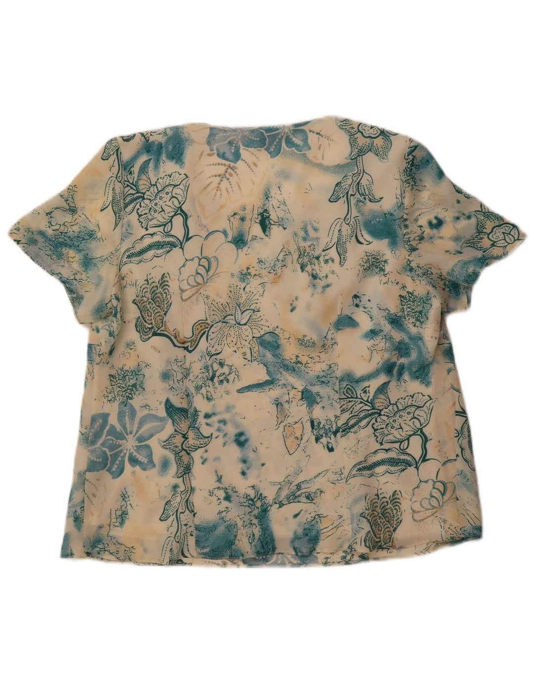 Debenhams Womens Blouse Top UK 16 Large Multicoloured Floral Polyester