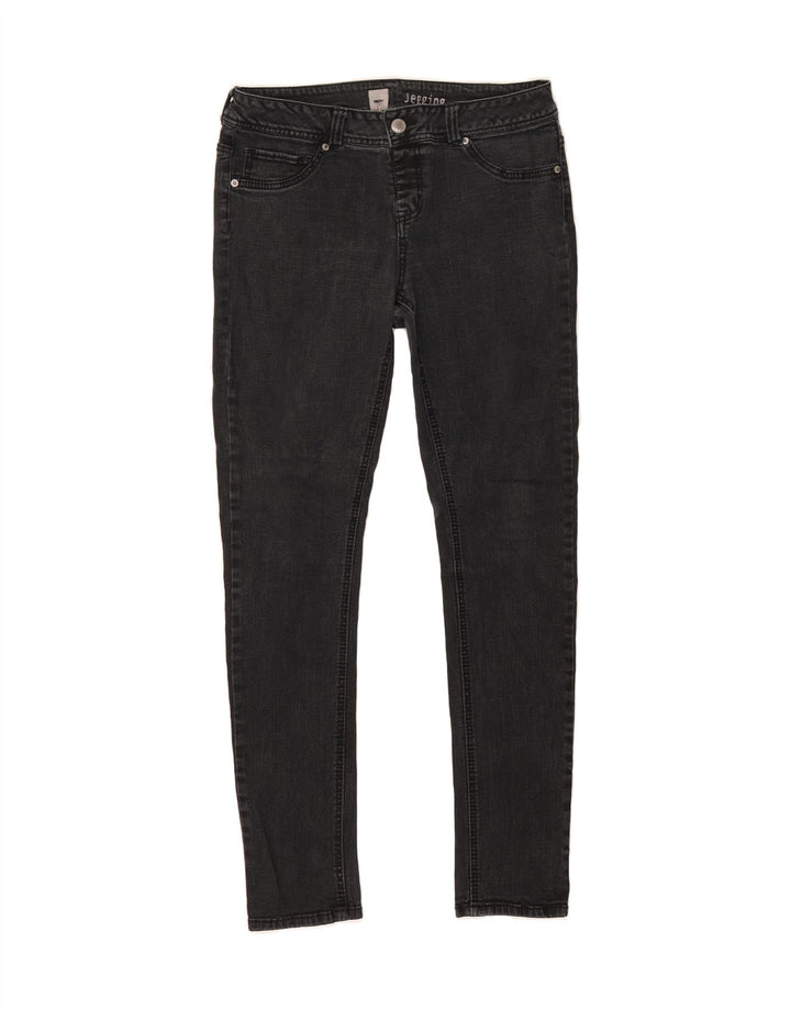 MOSSIMO Womens Jegging Jeans US 12 Large W34 L31 Grey Cotton Vintage Mossimo and Second-Hand Mossimo from Messina Hembry 