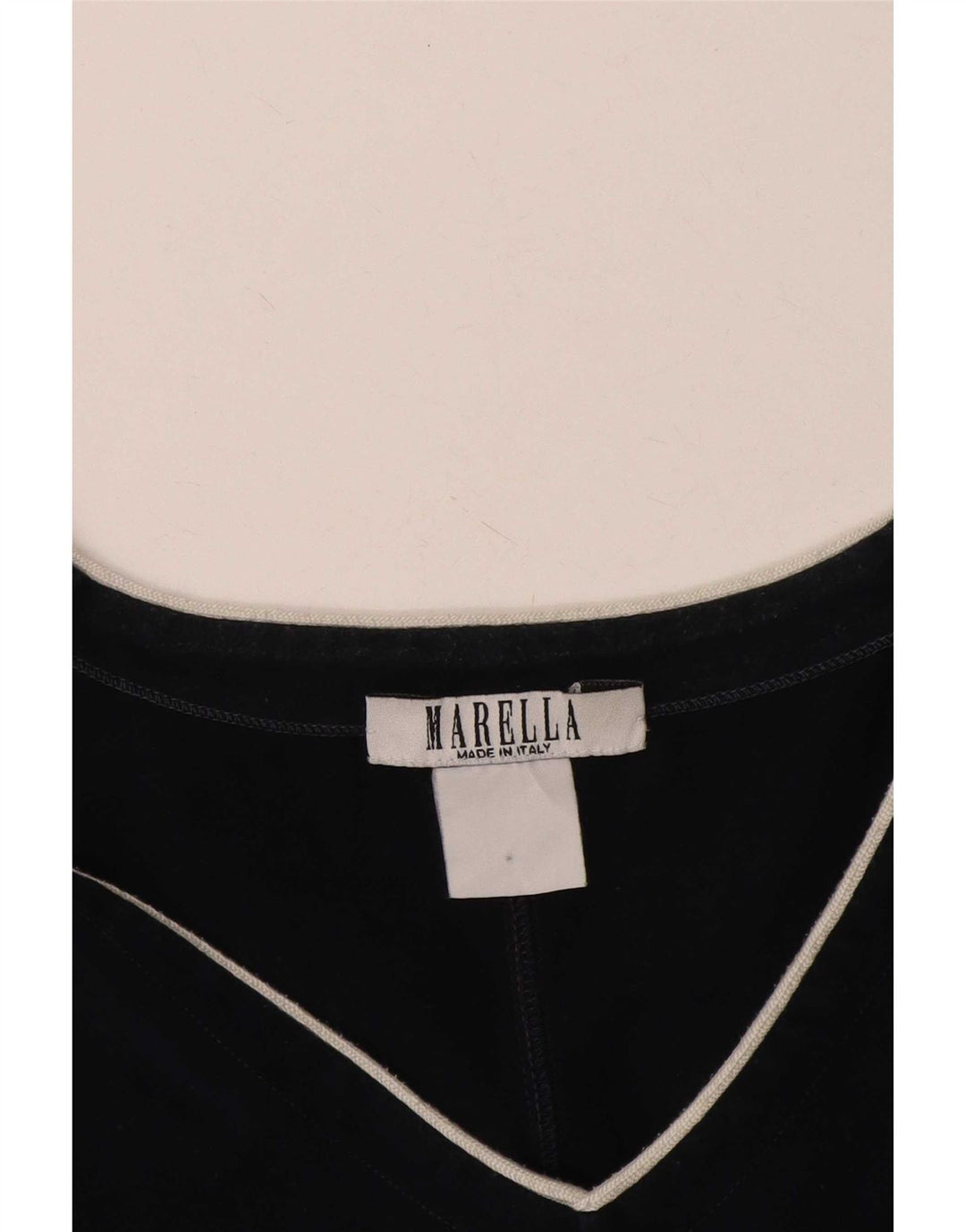 Marella Womens Bodysuit UK 8 Small Navy Blue