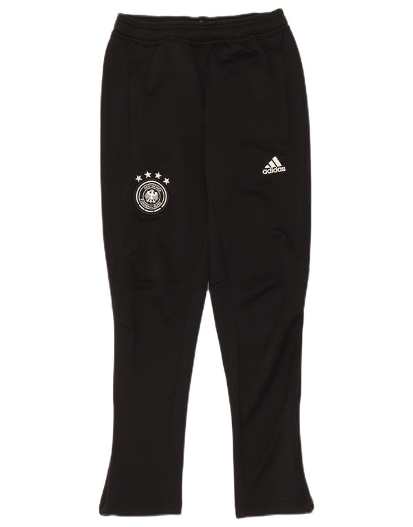 Adidas Boys Deutscher Fussball Bund Tracksuit Trousers 11-12 Years Black