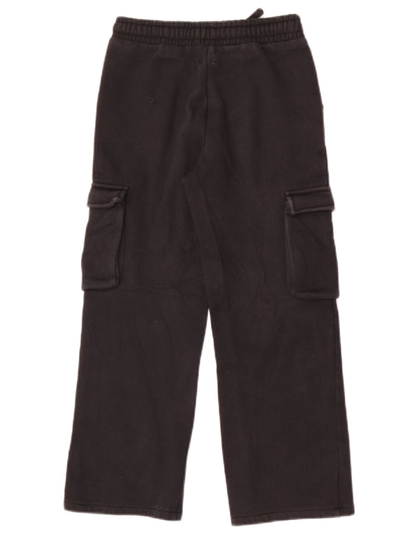 Guess Girls Wide Leg Cargo Tracksuit Trousers 7-8 Years Black