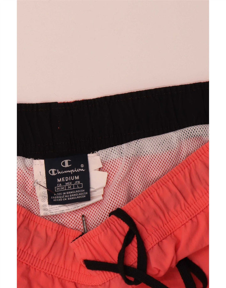 Champion Mens Graphic Swimming Shorts Medium Pink Polyester