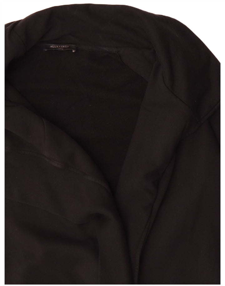 ALL SAINTS Womens Oversized Longline Cardigan Sweater UK 14 Medium Black