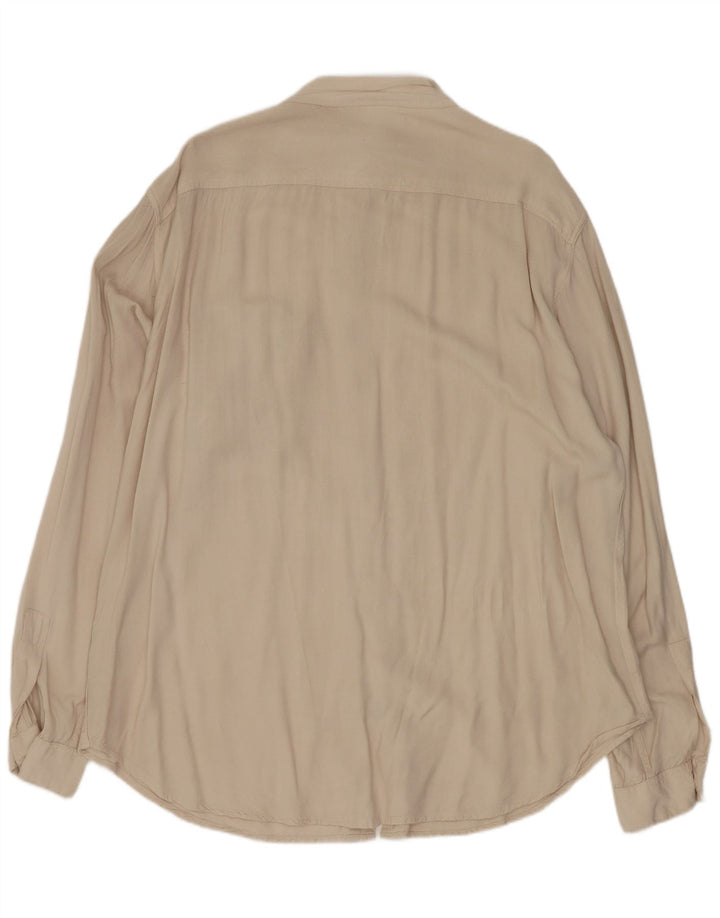 C&A Mens Shirt Size 43/44 XL Beige Viscose
