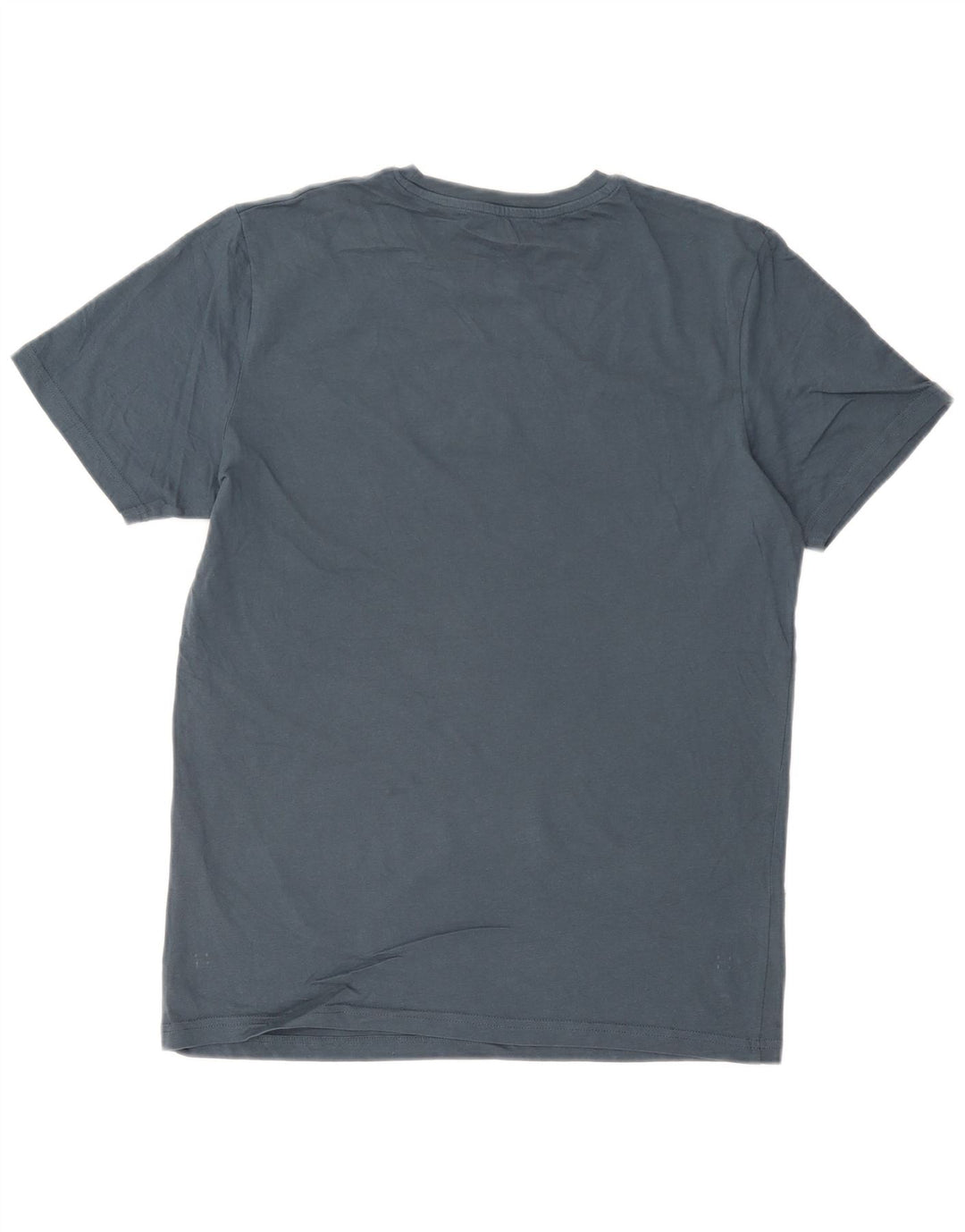 JACK & JONES Mens Graphic T-Shirt Top Medium Navy Blue Cotton