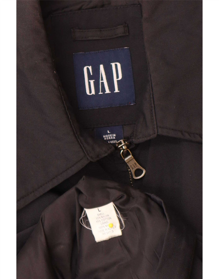 Gap Mens Utility Jacket UK 40 Large Navy Blue Nylon