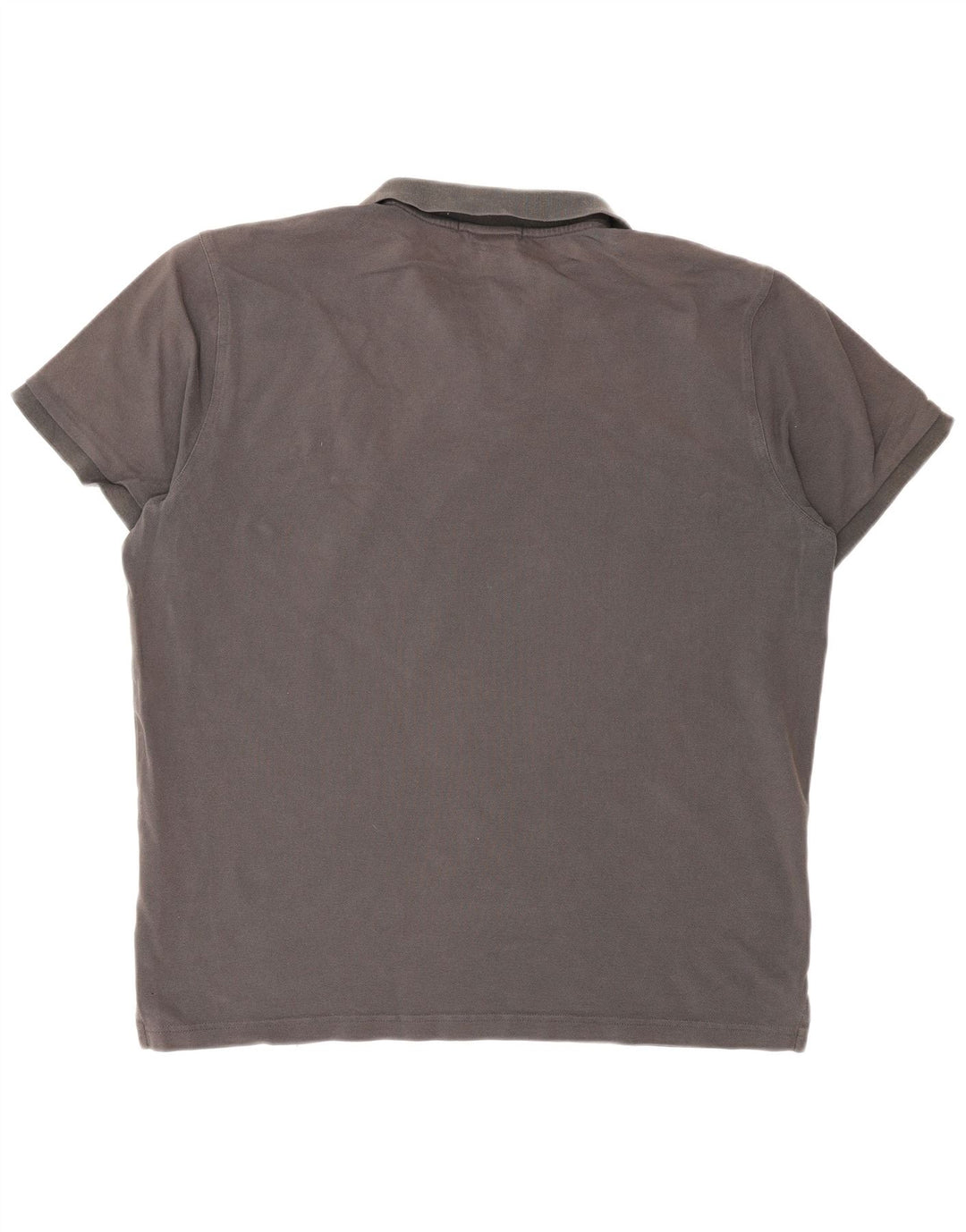 Gant Mens Regular Fit Polo Shirt Large Grey Cotton