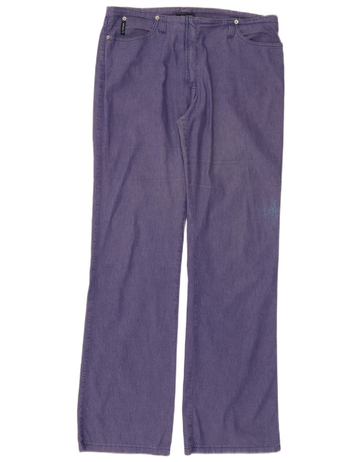 Armani Womens Bootcut Jeans W32 L33 Purple