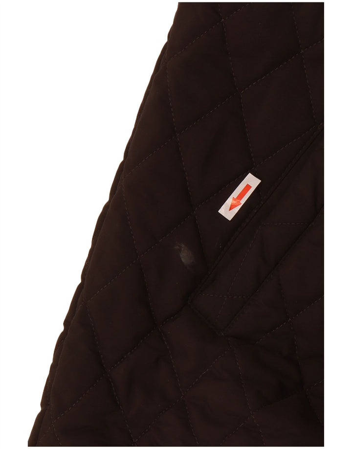 Arcadia Mens Quilted Gilet UK 38 Medium Brown
