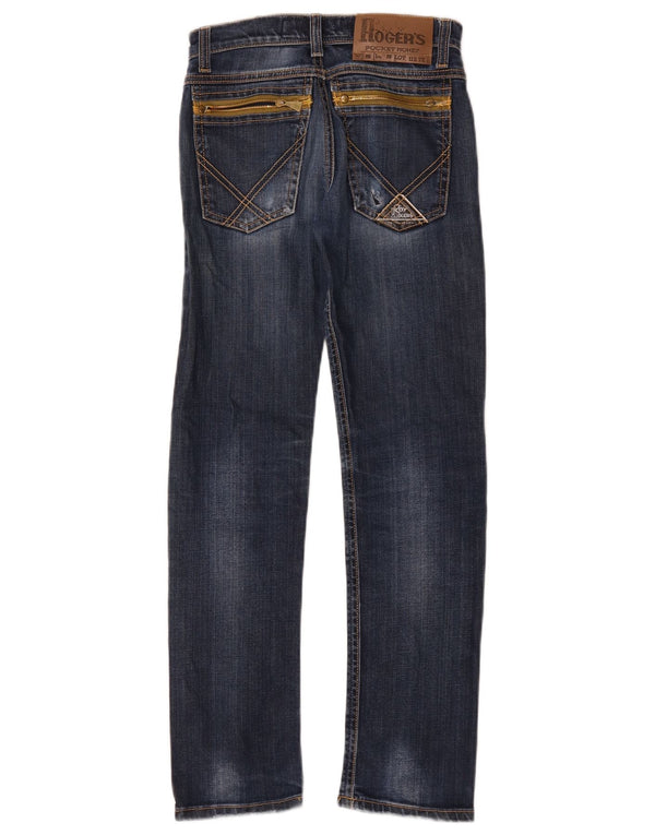 Roy Rogers Boys Slim Jeans 9-10 Years W24 L26 Blue Cotton