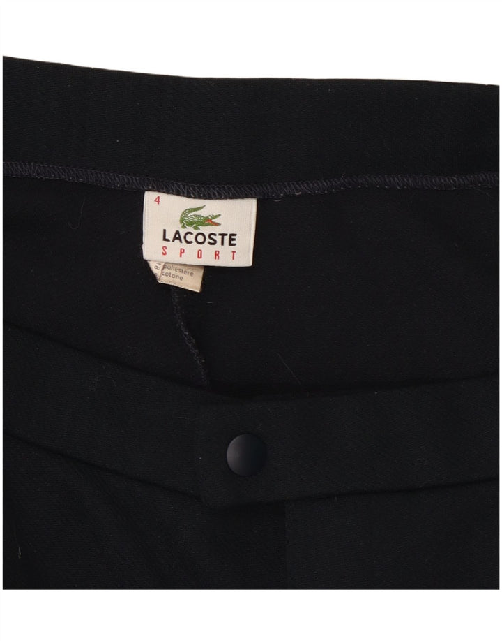 Lacoste Womens Chino Shorts Size 4 XS W30  Navy Blue Polyester