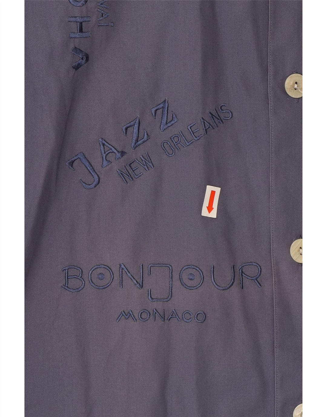 CARNABY'S Mens Graphic Shirt Large Navy Blue