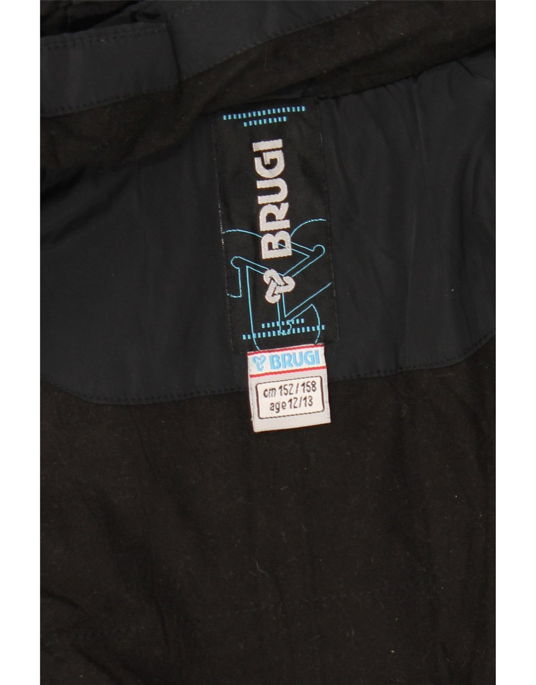 BRUGI Girls Hooded Padded Jacket 12-13 Years Black