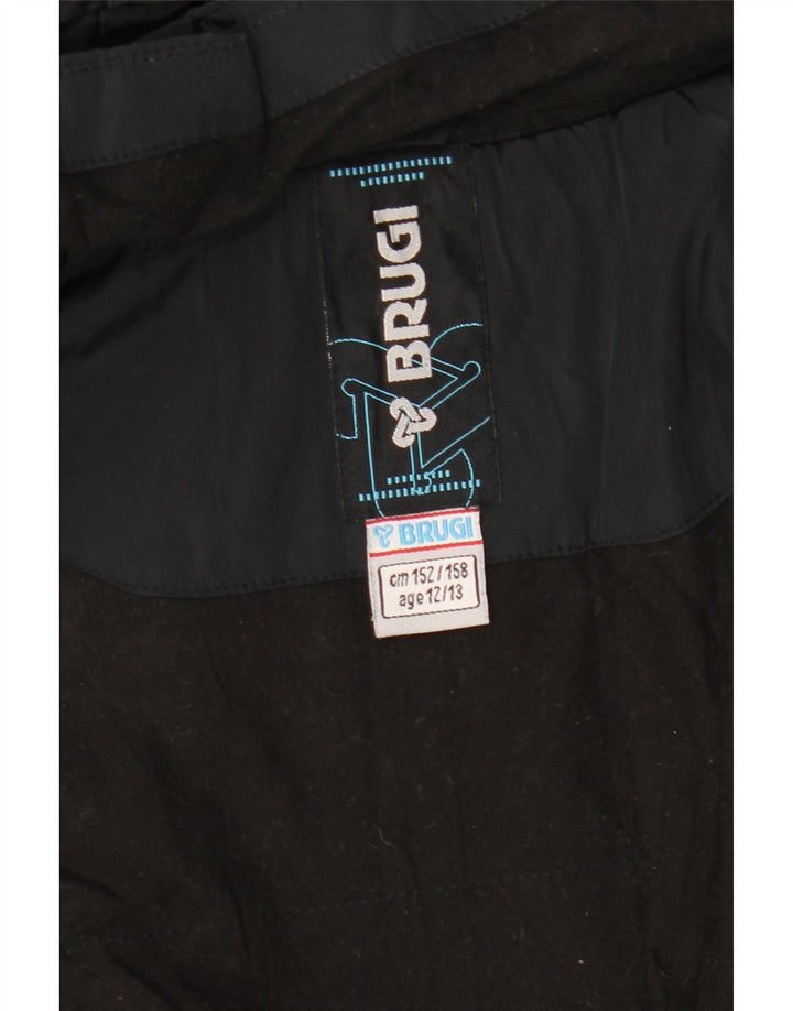 BRUGI Girls Hooded Padded Jacket 12-13 Years Black