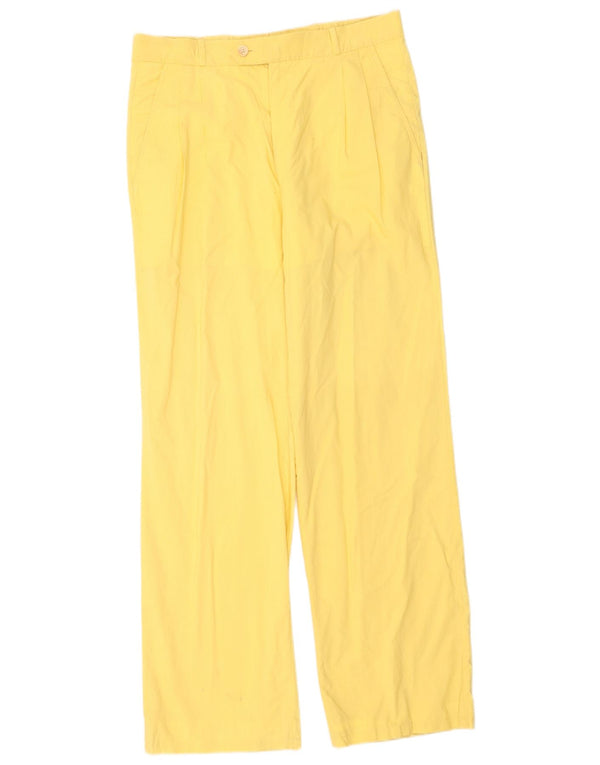 Boggi Mens Pegged Suit Trousers IT 48 Medium W28 L30 Yellow
