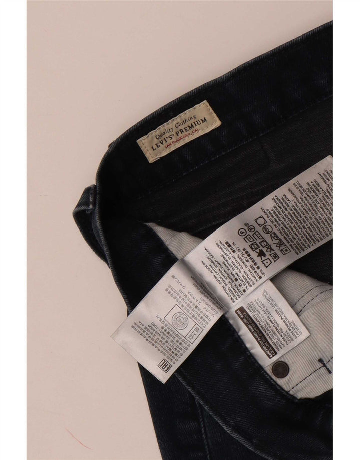 Levi's Mens Slim Jeans W32 L30 Navy Blue Cotton
