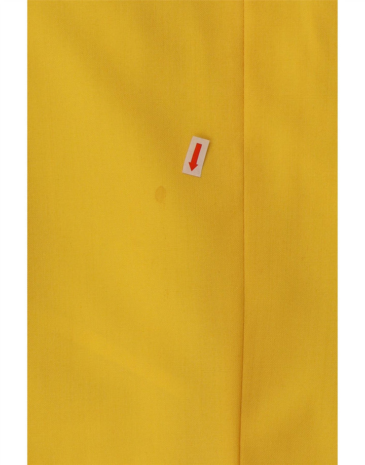 VINTAGE Mens 2 Button Blazer Jacket UK 40 Large Yellow Wool